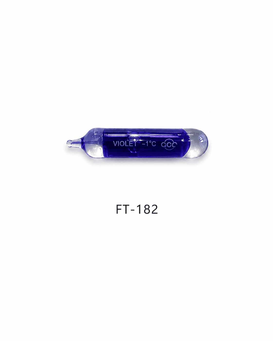 Fiolă termosensibilă 182°C - mov