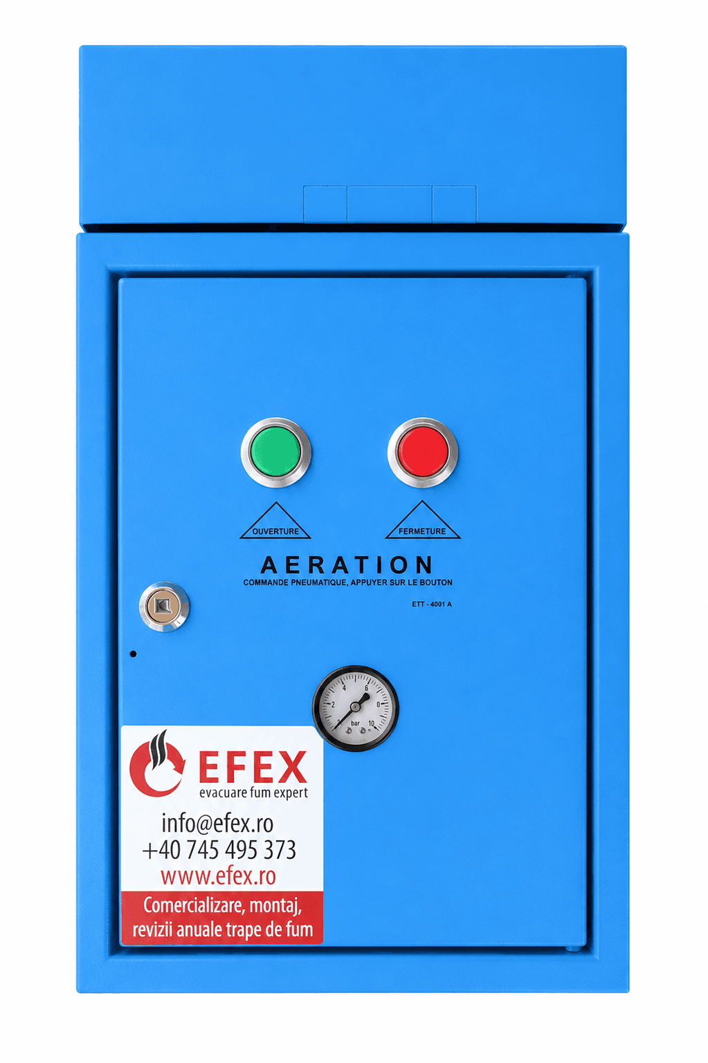 Panou comandă pneumatic aerisire